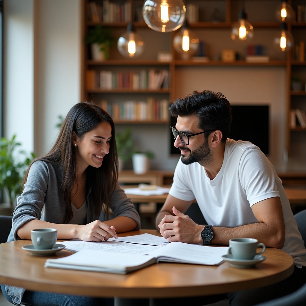 Fondatori di Novarvora Digital al lavoro sulla piattaforma formativa